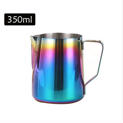 350/600 ml rozsdamentes acél tejhabosító kancsó Kávékancsó Pull Flower Cup Espresso Milk Cafe Cappuccino Latte Habosító Art