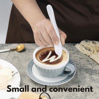 Creative Genius Latte Electrical Latte Art Pen for Coffee Cake Spice Cake Διακοσμητικό στυλό Στυλό σκαλίσματος καφέ Εργαλεία ζαχαροπλαστικής ψησίματος
