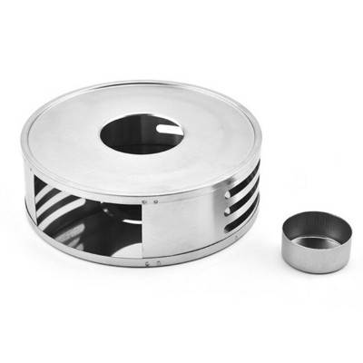 Nerūdijančio plieno šildytuvas arbatos kavos šildytuvo pagrindas arbatinukas žvakių šviesos laikiklis apvalus virtuvės priedai dalių įrankis