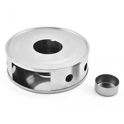 Nerūdijančio plieno šildytuvas arbatos kavos šildytuvo pagrindas arbatinukas žvakių šviesos laikiklis apvalus virtuvės priedai dalių įrankis