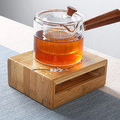 Bambuko arbatos šildytuvas žvakių šildymo laikiklis arbatinuko šildytuvo termostatas vyno temperatūros pagrindas arbatos puodo viryklės izoliacija japoniško stiliaus