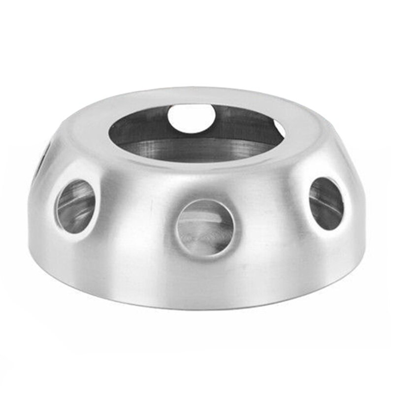 Arbatos indai Sidabriniai apvalūs nerūdijančio plieno nuimama žvakė Praktiška kavos arbatinuko šildytuvas viryklės šildymo pagrindas Namų biuro priedai