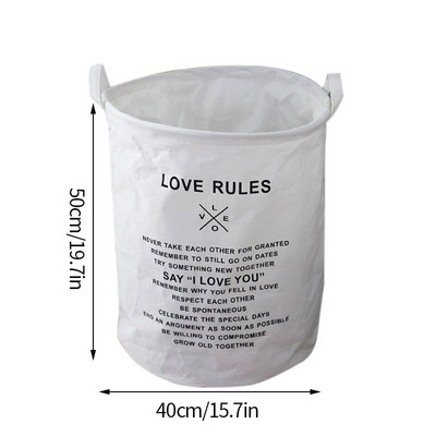 Összehajtható szennyes kosár Nyomtatott tároló kosár piszkos ruhákhoz gyerekjátékok tárolása Fürdőszoba mosodai akadály piszkos ruha rendszerező