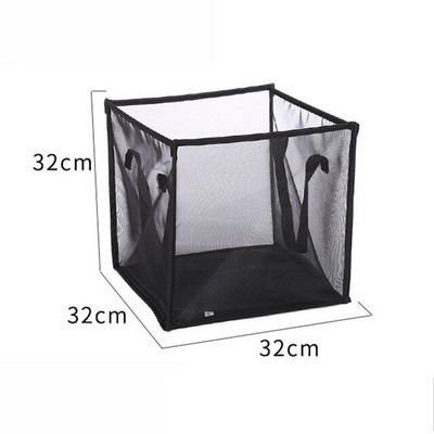 Összecsukható szennyes ruha kosár szövet Rács Háztartási ruha Tárolás Nagy kapacitás Fürdőszoba Kikészítés Tároló Kosártáska