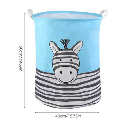 Didelis nešvarių skalbinių krepšelis, sulankstomas kliūtis, drabužių laikymo kibiras Vaikų žaislų krepšelis, atsparus vandeniui, laikiklis su patvariomis rankenomis