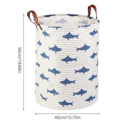 Didelis nešvarių skalbinių krepšelis, sulankstomas kliūtis, drabužių laikymo kibiras Vaikų žaislų krepšelis, atsparus vandeniui, laikiklis su patvariomis rankenomis