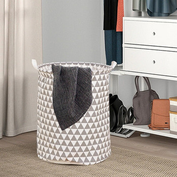 2021 Органайзер Платнена кошница за пране Водоустойчива кошница за пране с голям капацитет Кошница за съхранение на мръсни дрехи Играчка Домашно кошче за съхранение