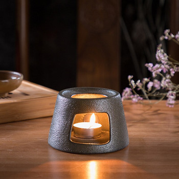 Πήλινο κερί Θερμαινόμενη τσαγιέρα Θερμοστάτης Βάση Ιαπωνική κεραμική μηχανή τσαγιού Teaware Stoneware Κουγκ Φου Σόμπα τσαγιού Διακόσμηση σπιτιού