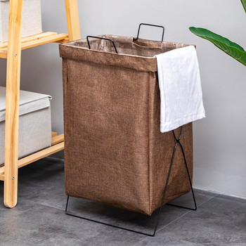 Сгъваема кошница за мръсно пране Плат с голям капацитет Дрехи Играчки Кошница за съхранение Домакински водоустойчиви чанти за организиране на пране