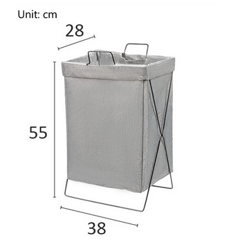 Сгъваема кошница за мръсно пране Плат с голям капацитет Дрехи Играчки Кошница за съхранение Домакински водоустойчиви чанти за организиране на пране