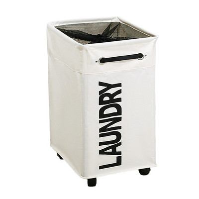 Sklopivo rublje na kotače s kotačima Vodootporne korpe Košare Mrežasta navlaka za odjeću Igračke Organizator za pohranu Kućne torbe Košara