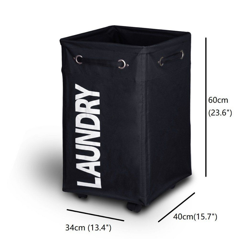 Sklopivo rublje na kotače s kotačima Vodootporne korpe Košare Mrežasta navlaka za odjeću Igračke Organizator za pohranu Kućne torbe Košara