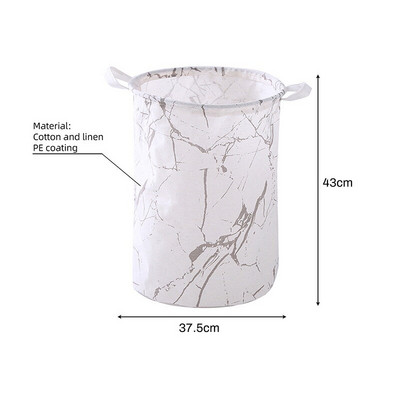 Platnena vodootporna košara za organizator rublja, velika korpa za rublje, torba za pohranu prljave odjeće, igračka, kućna posuda za pohranu