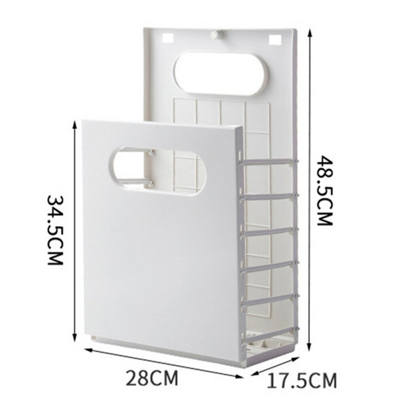 Sulankstomas skalbinių krepšelis Vonios nešvarių skalbinių krepšelis Skalbimo mašina Pakabinamas ant sienos tuščiaviduris sulankstomas krepšelis Skalbimo kambario organizatorius