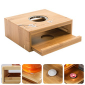 Šiltesnis arbatinukas Arbatos pagrindas Šildymas Kava Bambuko Žvakė Viryklė Kung Rinkinys Fu Šildytuvai Šildytuvas Šildymas Vanduo Stiklinis Puodas Priedai Prietaisas