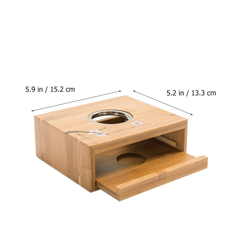 Šiltesnis arbatinukas Arbatos pagrindas Šildymas Kava Bambuko Žvakė Viryklė Kung Rinkinys Fu Šildytuvai Šildytuvas Šildymas Vanduo Stiklinis Puodas Priedai Prietaisas