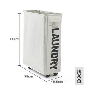Pagrindinis X-Large Slim Sulankstomas skalbinių krepšelis trukdo sandėliavimo patalpos tvarkykles ant ratukų miegamajam Cesto Ropa Sucia