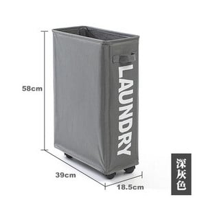 Pagrindinis X-Large Slim Sulankstomas skalbinių krepšelis trukdo sandėliavimo patalpos tvarkykles ant ratukų miegamajam Cesto Ropa Sucia