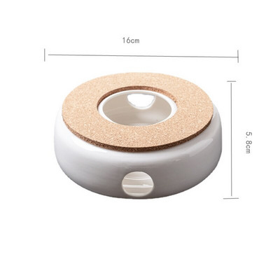 Kerámia teafőző, üveg teáskanna, gyertya, teafőző, hőmegőrzés, fűtőalap, ünnepi ajándék, Kung Fu tea, teáskanna melegítő