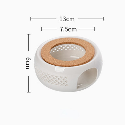 Kerámia teafőző, üveg teáskanna, gyertya, teafőző, hőmegőrzés, fűtőalap, ünnepi ajándék, Kung Fu tea, teáskanna melegítő