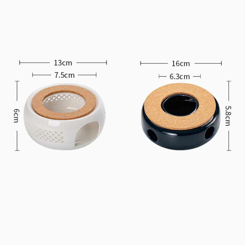 Kerámia teafőző, üveg teáskanna, gyertya, teafőző, hőmegőrzés, fűtőalap, ünnepi ajándék, Kung Fu tea, teáskanna melegítő