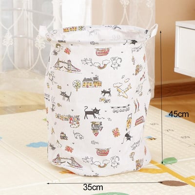 ONEUP didelis skalbinių krepšelis, atsparus vandeniui nešvariems drabužiams, skirtas žaislų skalbimo krepšeliui, nešvariems rūbams, įvairiems daiktams laikyti krepšelių dėžė