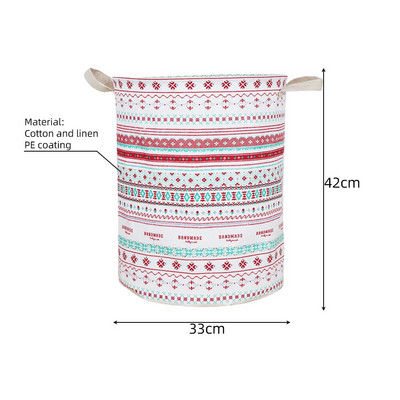 Nova platnena vodootporna košara za organizator rublja Korpa za rublje velikog kapaciteta Vreća za pohranu prljave odjeće Igračka Kućna posuda za pohranu