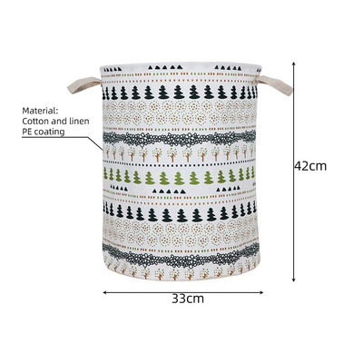 Nova platnena vodootporna košara za organizator rublja Korpa za rublje velikog kapaciteta Vreća za pohranu prljave odjeće Igračka Kućna posuda za pohranu