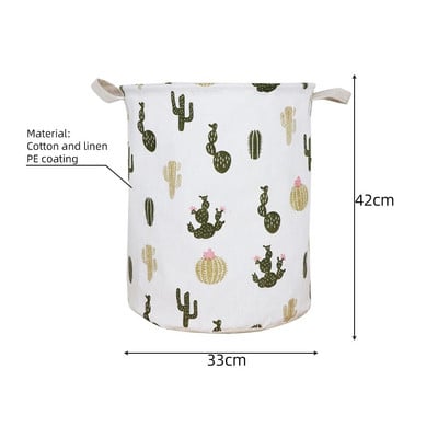 Nova platnena vodootporna košara za organizator rublja Korpa za rublje velikog kapaciteta Vreća za pohranu prljave odjeće Igračka Kućna posuda za pohranu