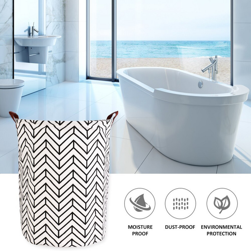 Nova platnena vodootporna košara za organizator rublja Korpa za rublje velikog kapaciteta Vreća za pohranu prljave odjeće Igračka Kućna posuda za pohranu