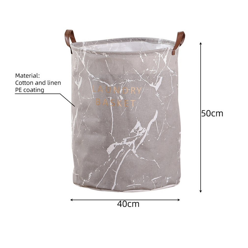 Nova platnena vodootporna košara za organizator rublja Korpa za rublje velikog kapaciteta Vreća za pohranu prljave odjeće Igračka Kućna posuda za pohranu