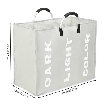 2022 Organizacija pohrane Sklopiva košara za rublje Vreća Razvrstači rublja s aluminijskim okvirom Cesto Ropa Sucia