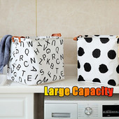 Nova pamučna lanena košara za rublje, sklopivi organizator, četvrtasta kanta, prljava odjeća protiv prašine, velika košara za pohranu za dom