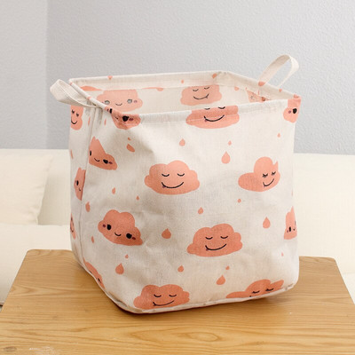 Nova pamučna lanena košara za rublje, sklopivi organizator, četvrtasta kanta, prljava odjeća protiv prašine, velika košara za pohranu za dom