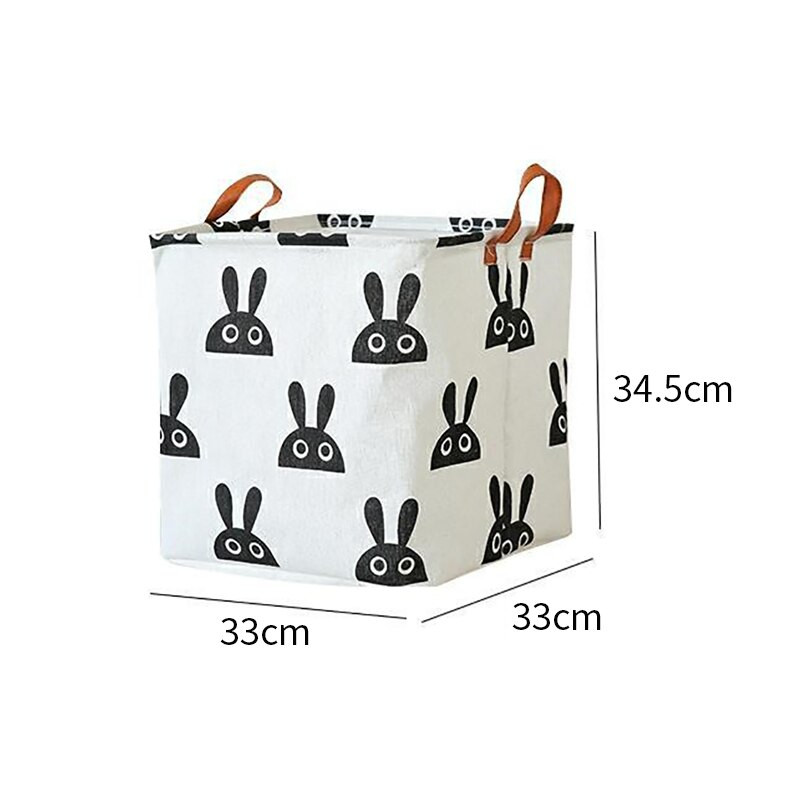 Nova pamučna lanena košara za rublje, sklopivi organizator, četvrtasta kanta, prljava odjeća protiv prašine, velika košara za pohranu za dom