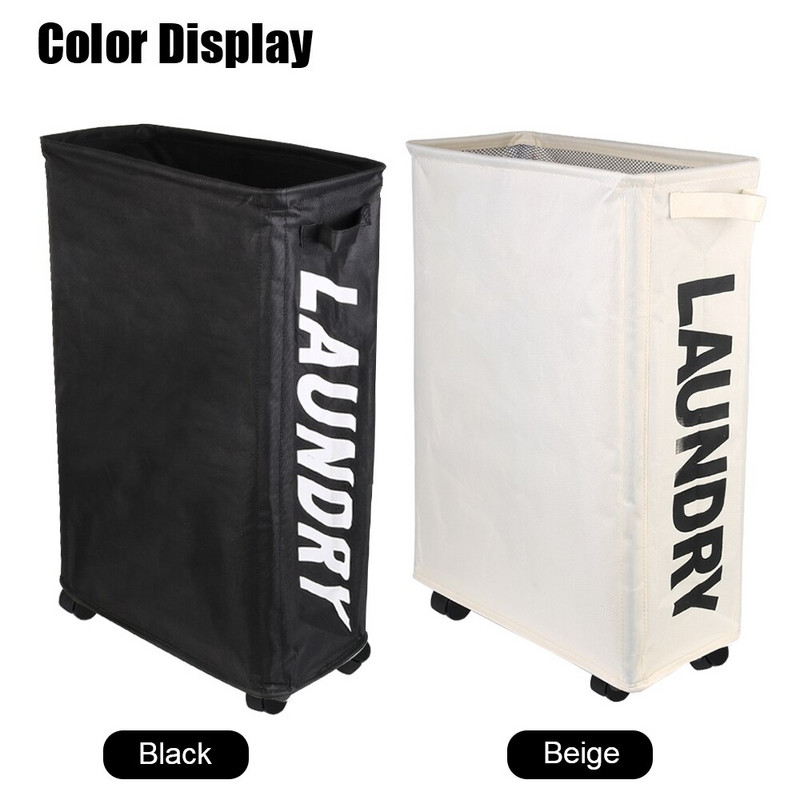 Igračka Organizator odjeće Kućna pohrana Sklopiva košara za rublje Vreća za rublje Spremište za rublje Kotačići na kotače Košara za rublje