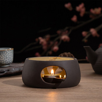 Креативен нагревател за чай Свещ Топла печка за чай Kung Fu Аксесоари за чайник Майсторски чайник По-топъл държач за основа за чайник Топла печка Подарък