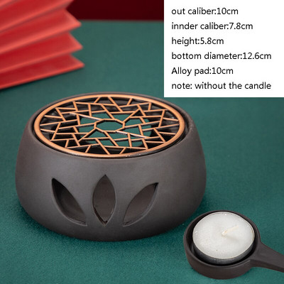 Kreatív teamelegítő gyertyameleg teafőző Kung fu teázótartozékok Mester teafőző melegítő teáskanna talptartó meleg tűzhely ajándék