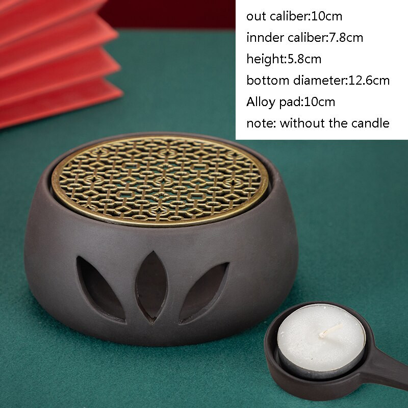 Kreatív teamelegítő gyertyameleg teafőző Kung fu teázótartozékok Mester teafőző melegítő teáskanna talptartó meleg tűzhely ajándék
