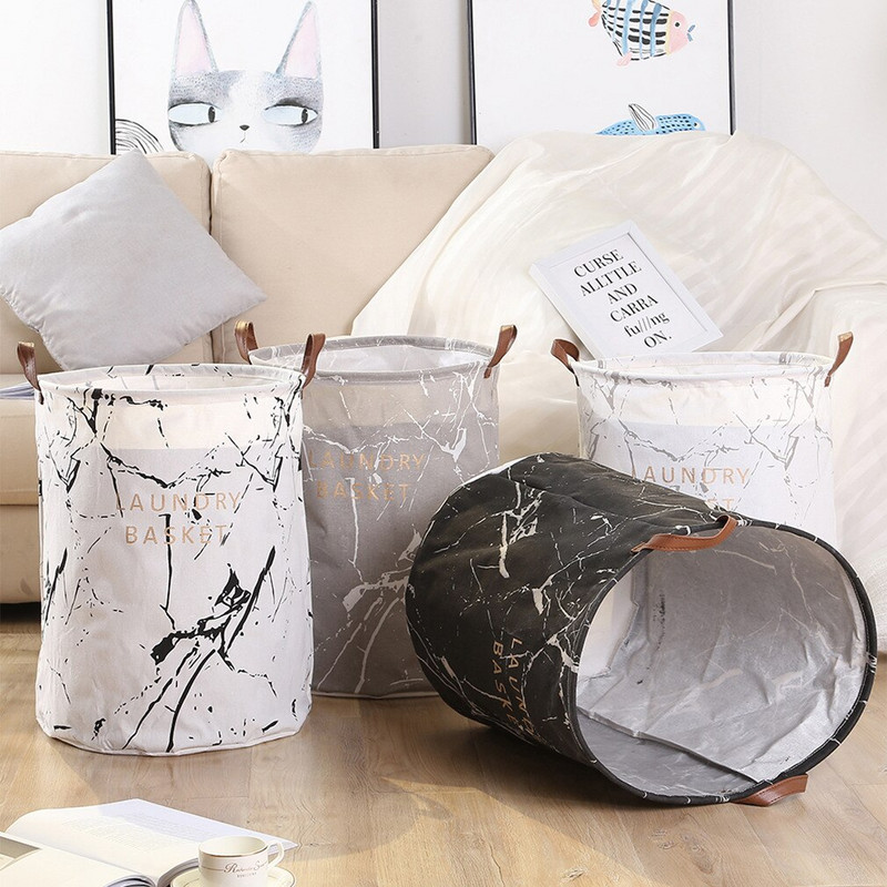 Platnena vodootporna košara za organizator rublja, velika korpa za rublje, torba za pohranu prljave odjeće, igračka, kućna posuda za pohranu