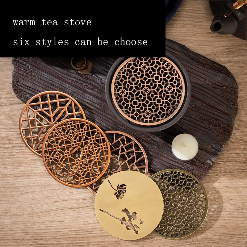 Keraminė arbatos viryklė Žvakių šildytuvo pagrindas arbatos ceremonija Arbatos reikmenys Šiltos arbatos viryklės Arbatinuko laikiklis Termostatinis pagrindo dekoravimas