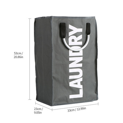Kućanska korpa za rublje na kotačiće Sklopiva košara za rublje Mrežasta podstava Vodootporna izdržljiva organizator vrećica za rublje