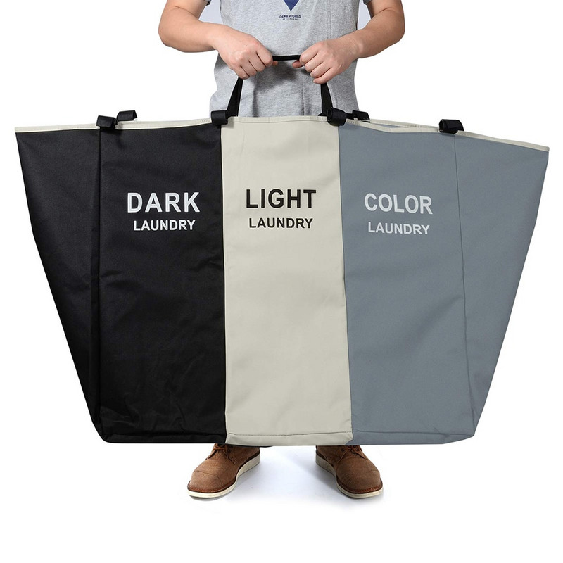 1/2/3 Košara za rublje Oxford tkanina Sklopivi Organizator za pohranu prljave odjeće Korpa za rublje Sklopiva košara za kućne sitnice
