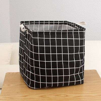 Pamučna lanena košara za rublje Četvrtasta prljava odjeća Igračke Sklopivi organizator Kanta Zaštita od prašine Velika bačva za skladištenje Koš za skladištenje Kućni