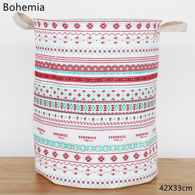 Piszkos ruha Összecsukható Nagy kapacitású ruházati tároló vödör Gyermekjátékkosár Otthoni Vízálló rendszerező fogantyúkkal