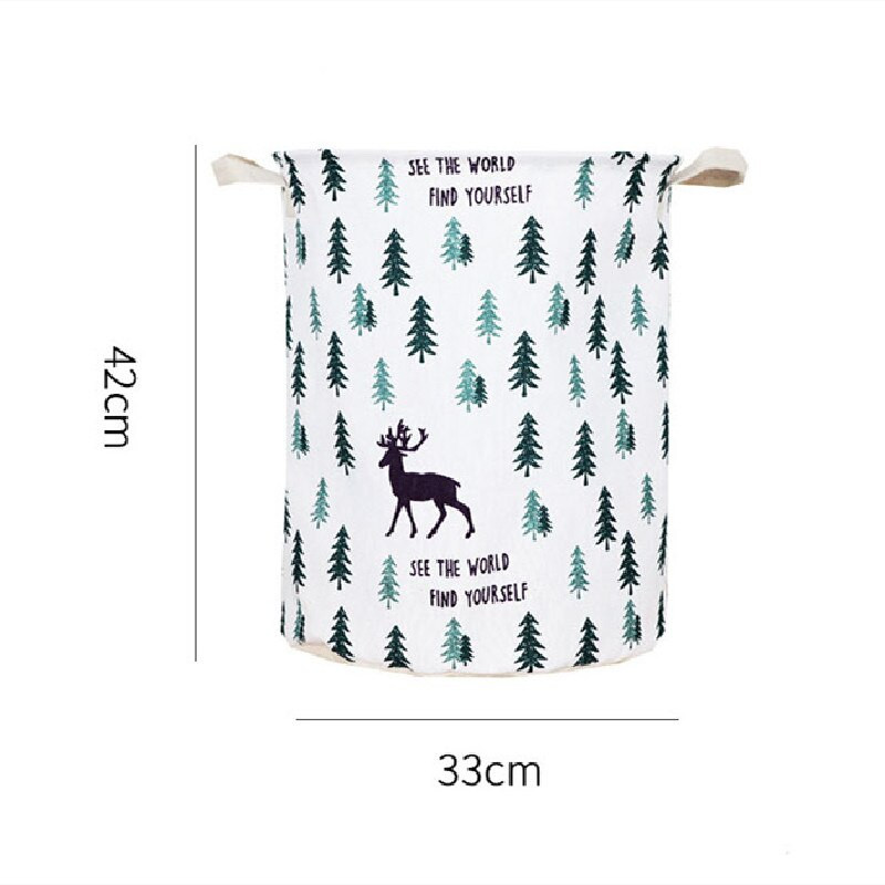 Piszkos ruha Összecsukható Nagy kapacitású ruházati tároló vödör Gyermekjátékkosár Otthoni Vízálló rendszerező fogantyúkkal