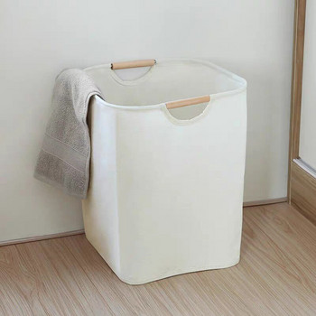 Супер голяма кошница за пране Водоустойчива кошница за пране с дръжка Сгъваема чанта за съхранение на играчки Кошница за мръсни дрехи Органайзер за дрехи
