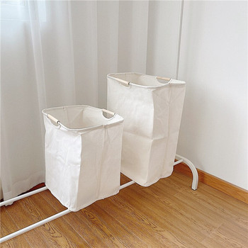 Супер голяма кошница за пране Водоустойчива кошница за пране с дръжка Сгъваема чанта за съхранение на играчки Кошница за мръсни дрехи Органайзер за дрехи
