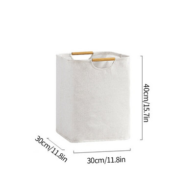 Super velika košara za rublje Vodootporna korpa za rublje s ručkom Sklopiva torba za pohranu igračaka Košara za prljavu odjeću Organizator za odjeću