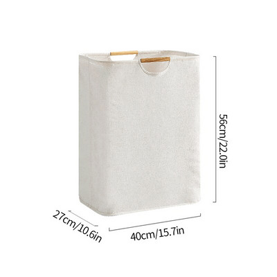 Super velika košara za rublje Vodootporna korpa za rublje s ručkom Sklopiva torba za pohranu igračaka Košara za prljavu odjeću Organizator za odjeću